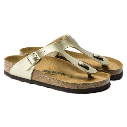 Birkenstock Gizeh Birko-Flor Gold women's flip-flops narrow (1016109) Footwear/Lifestyle/Brinkenstock/Japonki Birkenstock