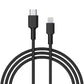 AUKEY CB-CL02 NYLON USB C-LIGHTNING CABLE 1.2M In preparation Your Sports Performance