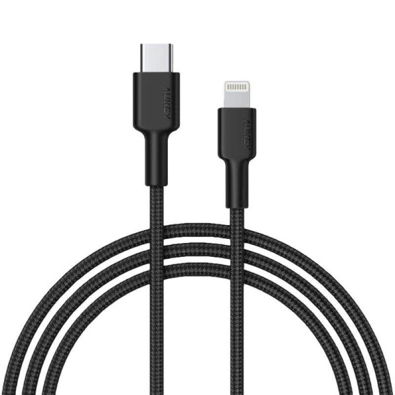 AUKEY CB-CL02 NYLON USB C-LIGHTNING CABLE 1.2M In preparation Your Sports Performance
