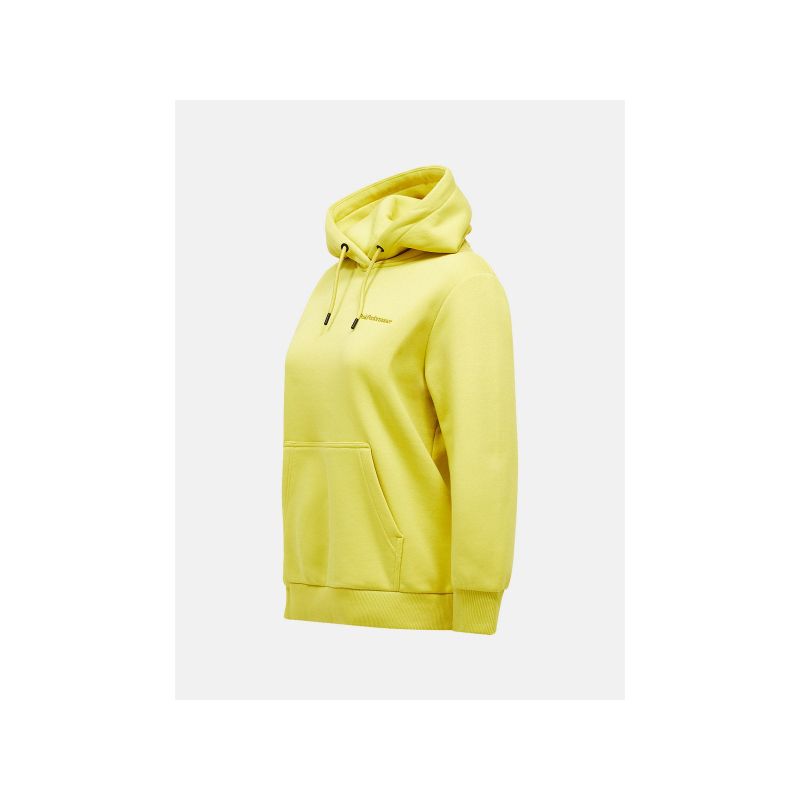 Women's PEAK PERFORMANCE W Original Small Logo Hoodie Yellow