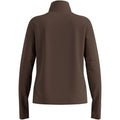 Women’s Odlo ESSENTIAL THERMAL Mid Layer 1/2 Zip High-Neck Top, Brown