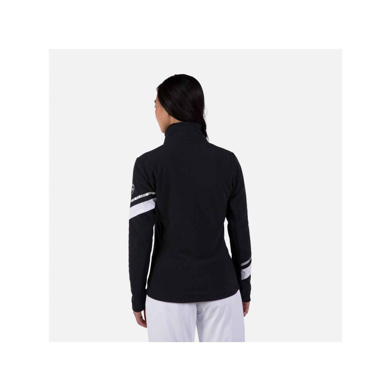 Rossignol W Strawpile Fleece Fz Sweatshirt Black Rossignol