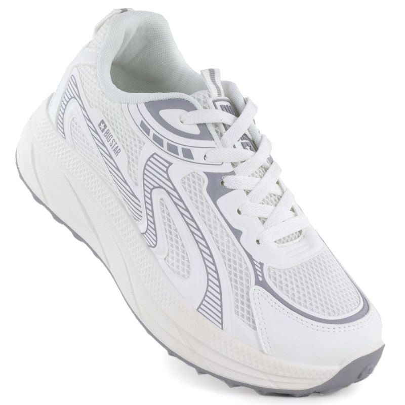 Women's white platform sneakers Big Star TT274325 To be categorized Your Sports Performance