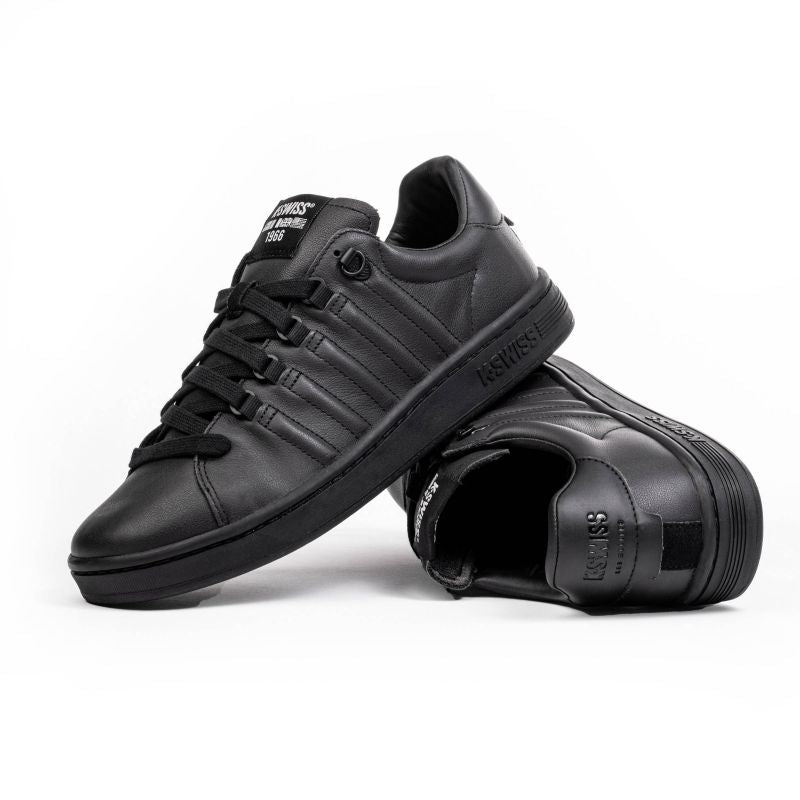 K-Swiss LOZAN II men's sneakers, natural leather, black (07943-904-M) In preparation Your Sports Performance