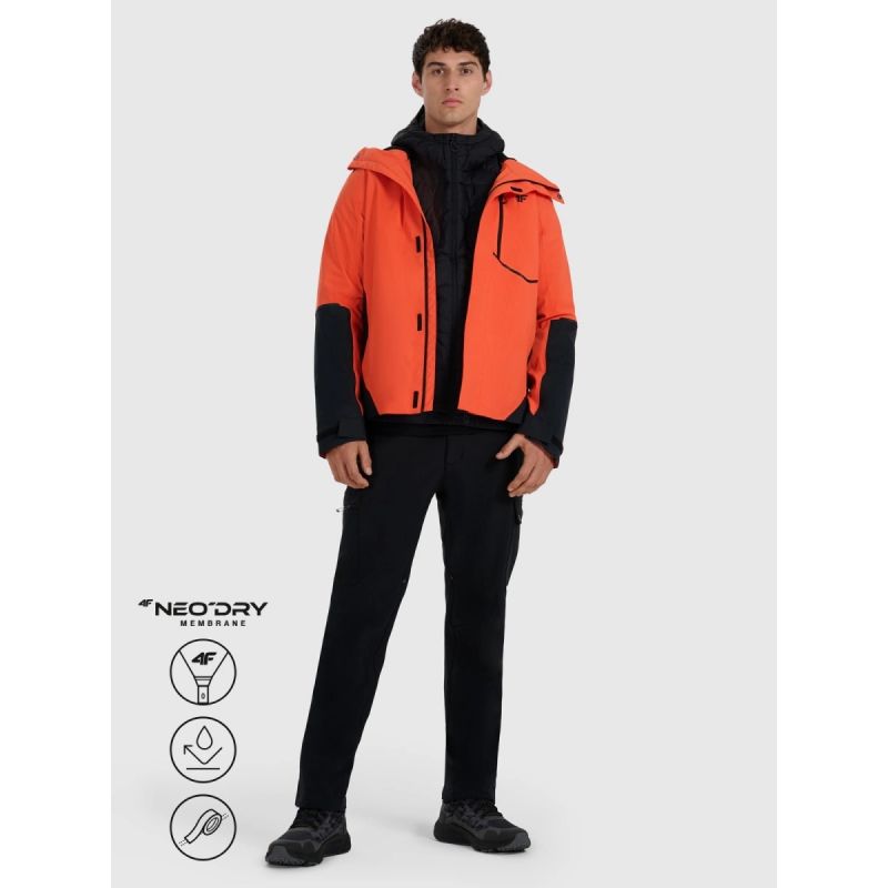 Men's trekking jacket 10000 membrane 4F 4FRAW25TTJAM1045-62S Clothing Your Sports Performance