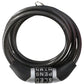 Dunlop spiral bicycle lock, code 0.6x120 cm 1042695 Accessories/Bicycle/Akcesoria rowerowe Your Sports Performance