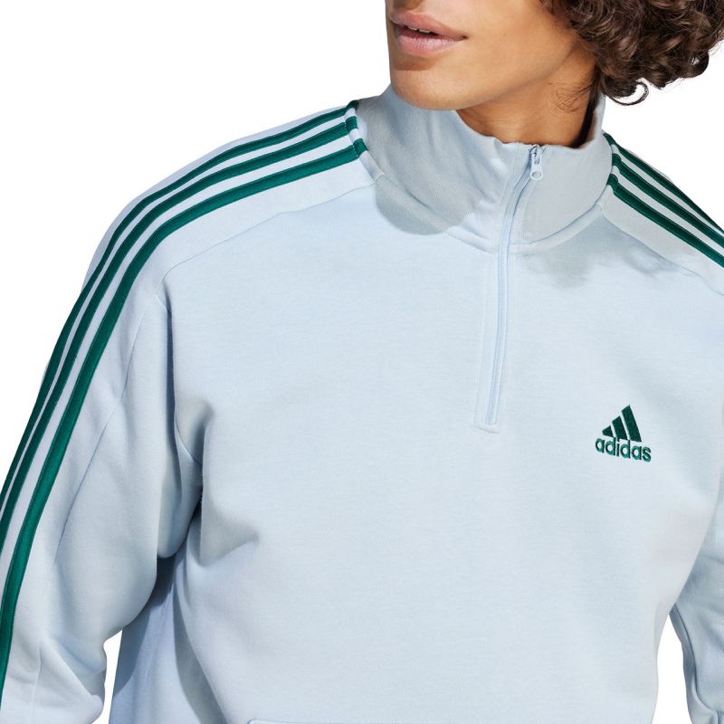 adidas Essentials Fleece 3-Stripes 1/4-Zip M Sweatshirt IJ8909 Clothing/Lifestyle Adidas