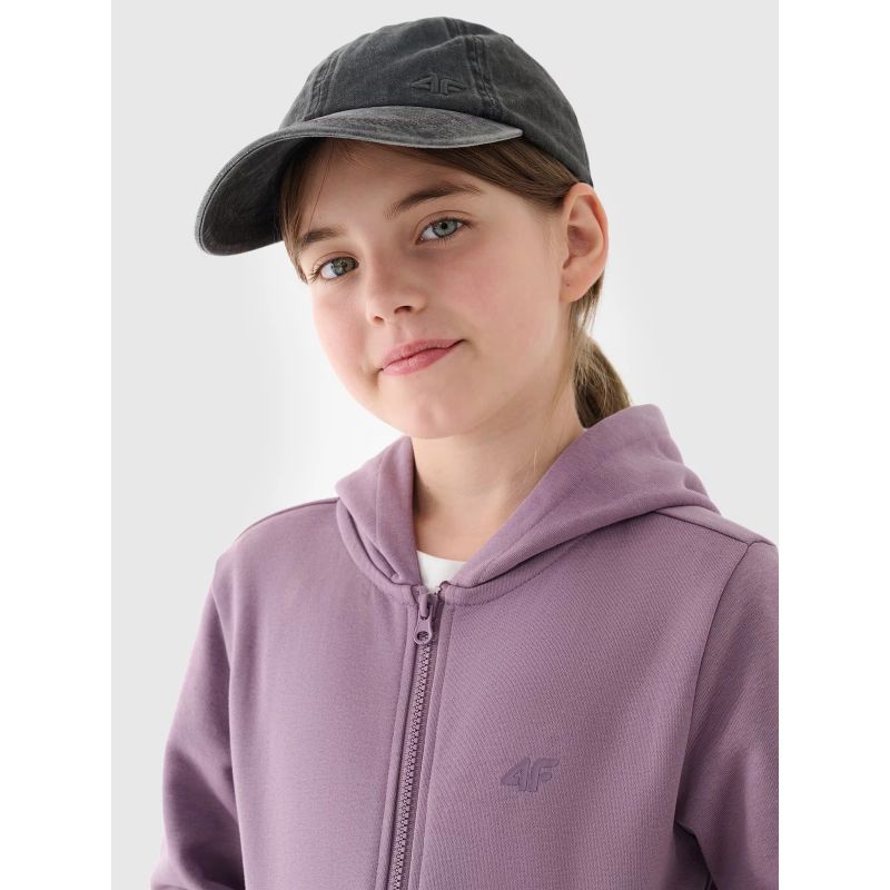 Girls' sweatshirt with a hood, 4F Junior 4FJWMM00TSWSF1315-51S *Kategoria tymczasowa Your Sports Performance