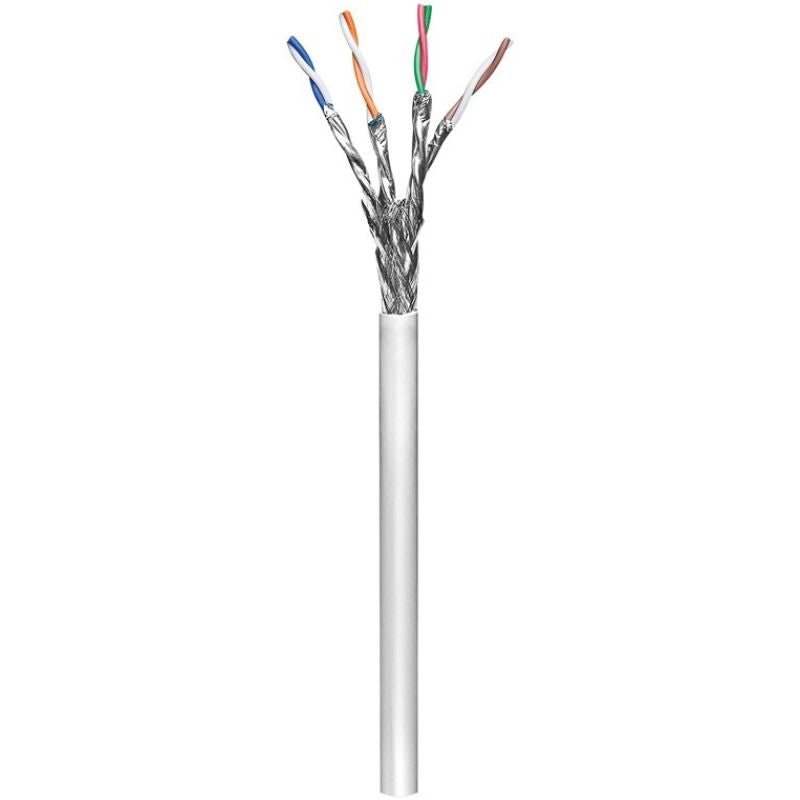 Goobay 93953 Network Cable Gray 100m Cat6 S/FTP (S-STP) Kable, gniazda i wtyki/Kable sieciowe Your Sports Performance