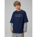 Loose longsleeve with print for boys 4F 4FJRSS26TLONM631-31S 4f