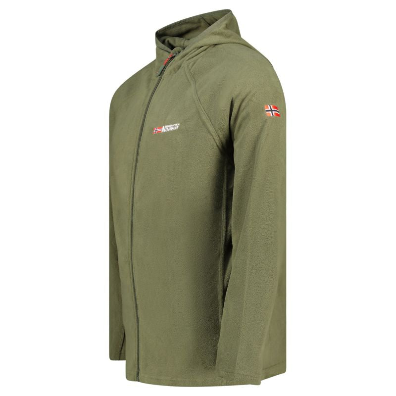 Men’s fleece jacket Geographical Norway TUGOOD KAKI DB MEN 233 (WZ3332H/GN-KAKI)