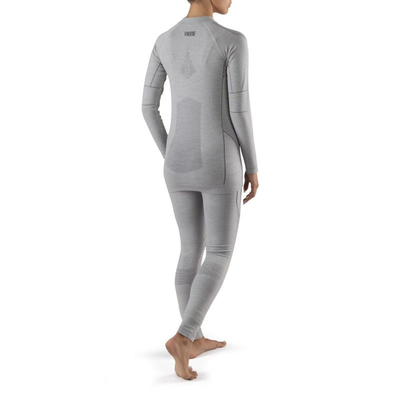 Viking Lava Lady women's thermal underwear set made of merino wool, trousers and blouse (500/24/5522/0200) In preparation Your Sports Performance