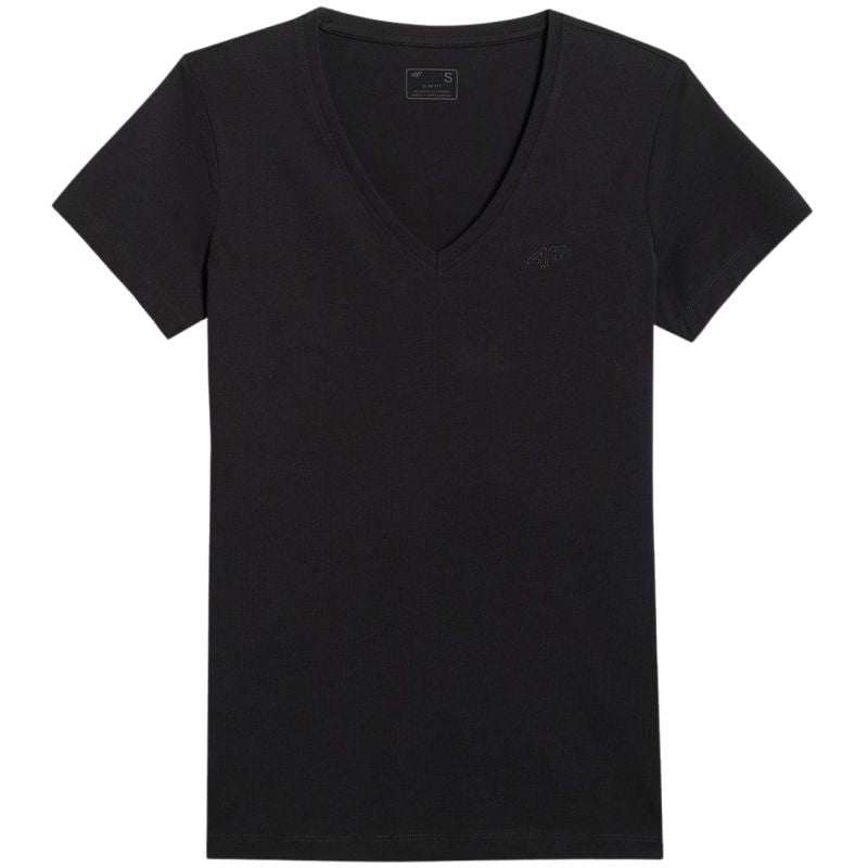 Women's T-shirt 4F F2969 deep black 4FWAW25TTSHF2969 20S In preparation Your Sports Performance