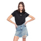 Pinko Logo Bussolotto T-shirt W 100355A0KO Clothing/Lifestyle/T-shirts/Pinko Your Sports Performance