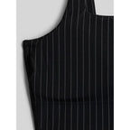 Women's slim striped crop-top 4F 4FRAW26TSLEF373-20S