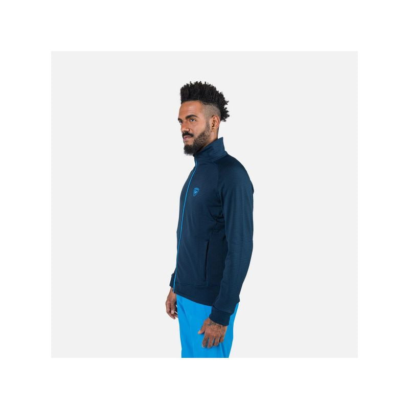 Rossignol Blackside Fleece Fz Navy Blue Sweatshirt Rossignol