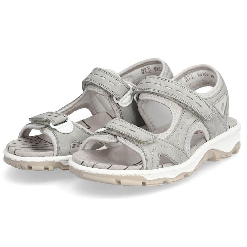 Comfortable Rieker W RKR674 gray sandals Footwear/Lifestyle/Rieker Your Sports Performance