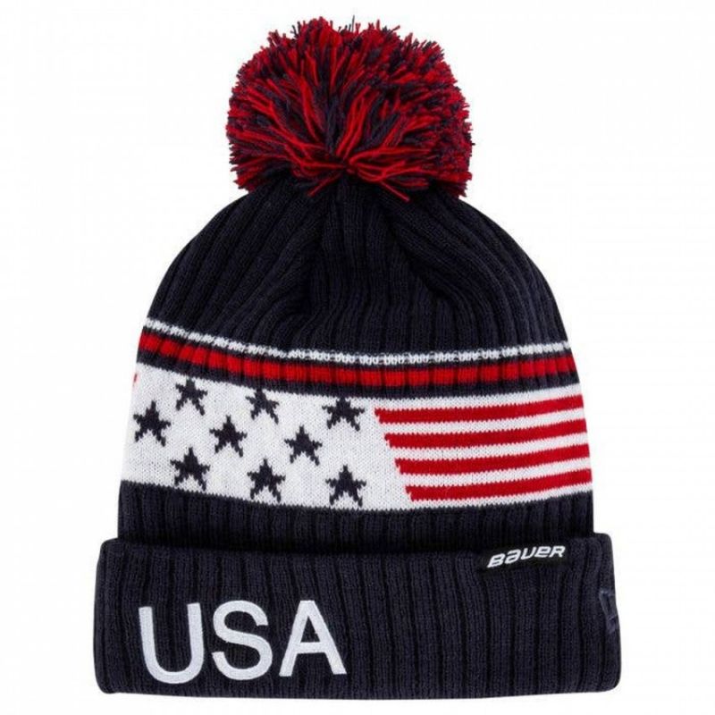 Bauer NE Pom Knit winter hat 1059441 Clothing/Ski/Buff Bauer