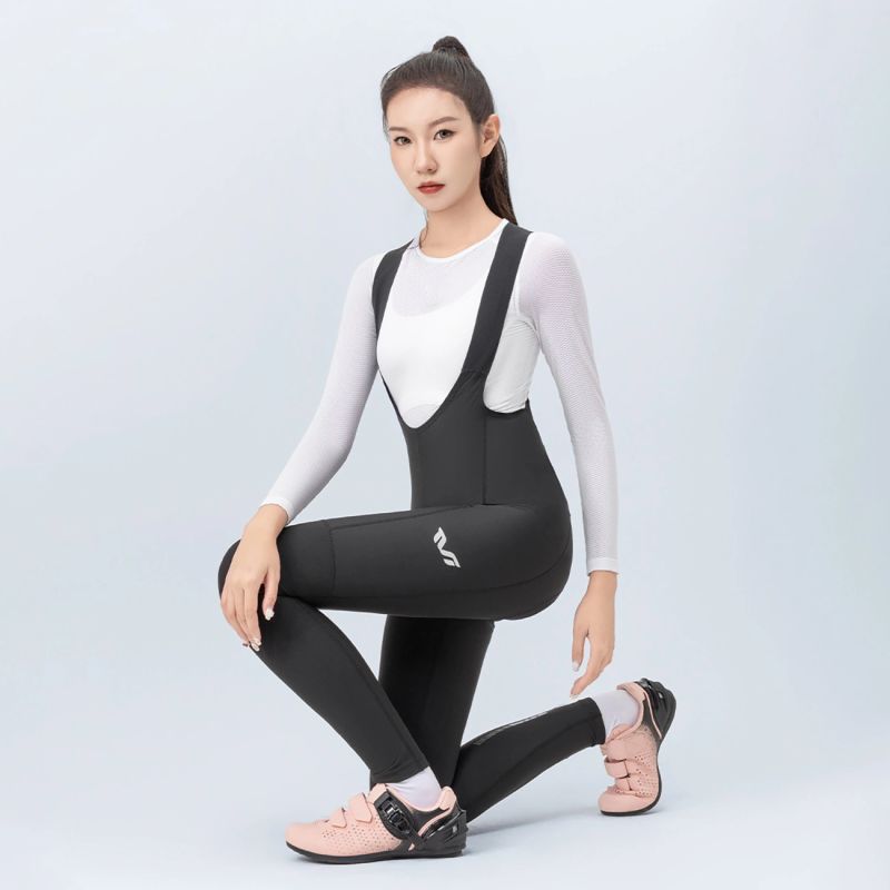 Rockbros YDCK005 TVI Women's Cycling Bib Shorts with Pad M - Black