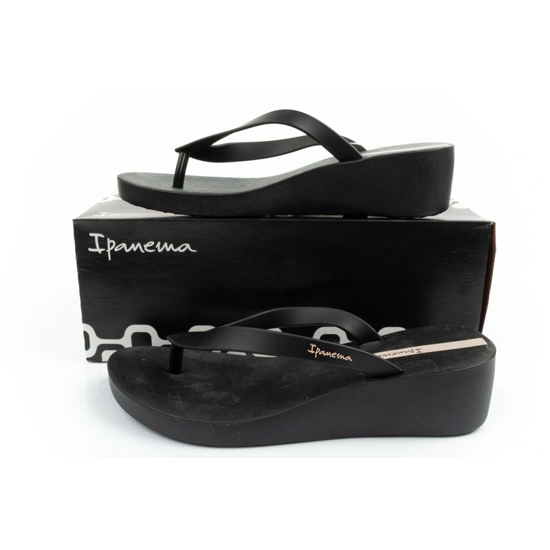 Ipanema Selfie Fem women's flip-flops comfortable black fashionable platform Ipanema