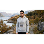 Men’s Sweatshirt Geographical Norway GYMCLASS BGREY DB GTX MEN 054 (WW2844H/GN-BLENDED GREY)