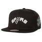 Mitchell & Ness NBA San Antonio Spurs Triple Play Snapback Cap HS8578-SASBLCK Clothing/Basketball/Mitchell & Ness Your Sports Performance
