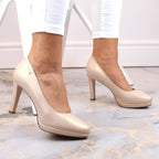 Sergio Leone W SK53N beige high-heeled and platform pumps Footwear/Lifestyle/Sergio Leone Your Sports Performance