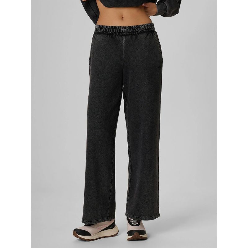 Women's wide-leg sweatpants 4F 4FRAW26TTROF2105-20S