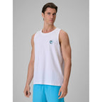 Men's regular sleeveless T-shirt with print 4F 4FRSS26TSLEM366-10S 4f