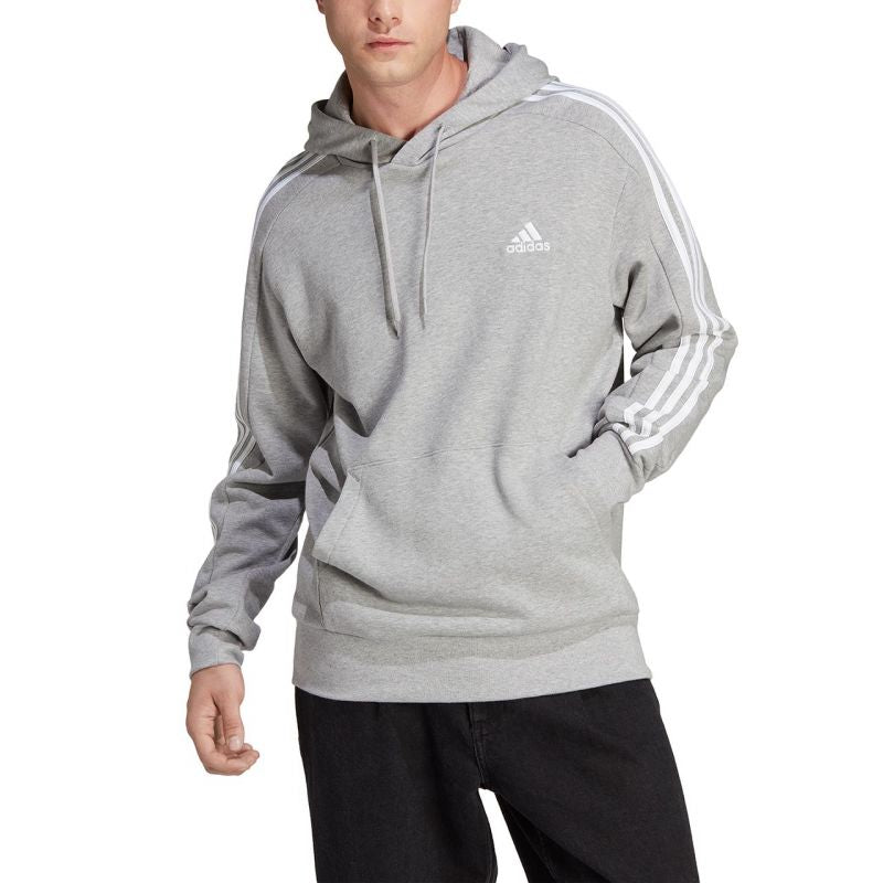 Adidas Essentials French Terry 3-Stripes Hoodie M IC0437 Clothing/Training Adidas