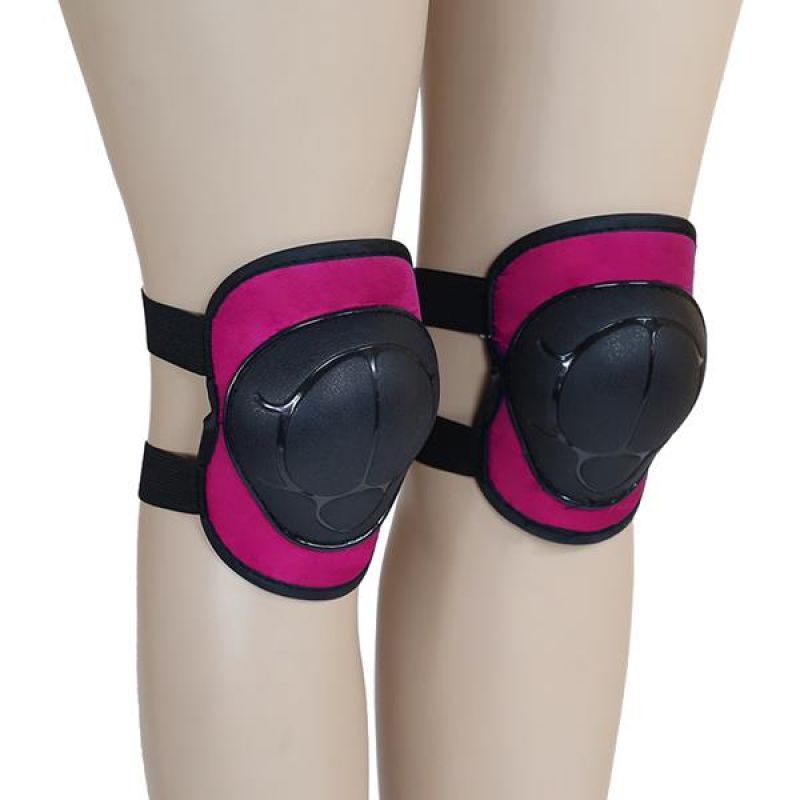 Protectors set Nils Extreme DARK PINK size M H110 Accessories/Protectors and knee pads Your Sports Performance