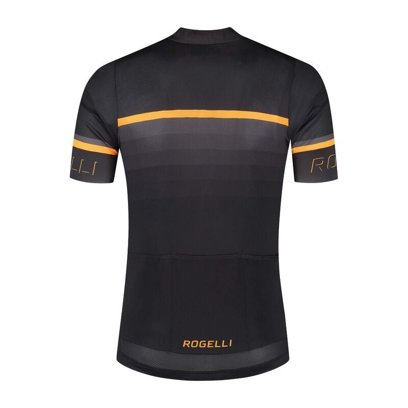 Rogelli HERO II T-shirt Black and Orange 2XL Rogelli/Rower/Men/Koszulki Your Sports Performance