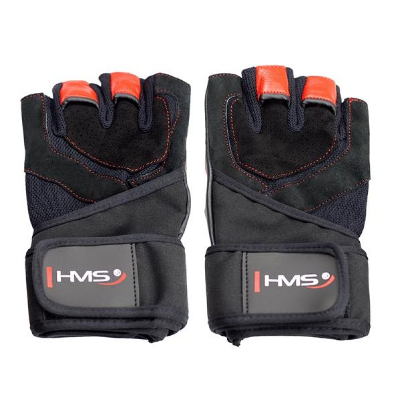 Black / Red HMS RST01 rS gym gloves Accessories/Gloves Your Sports Performance