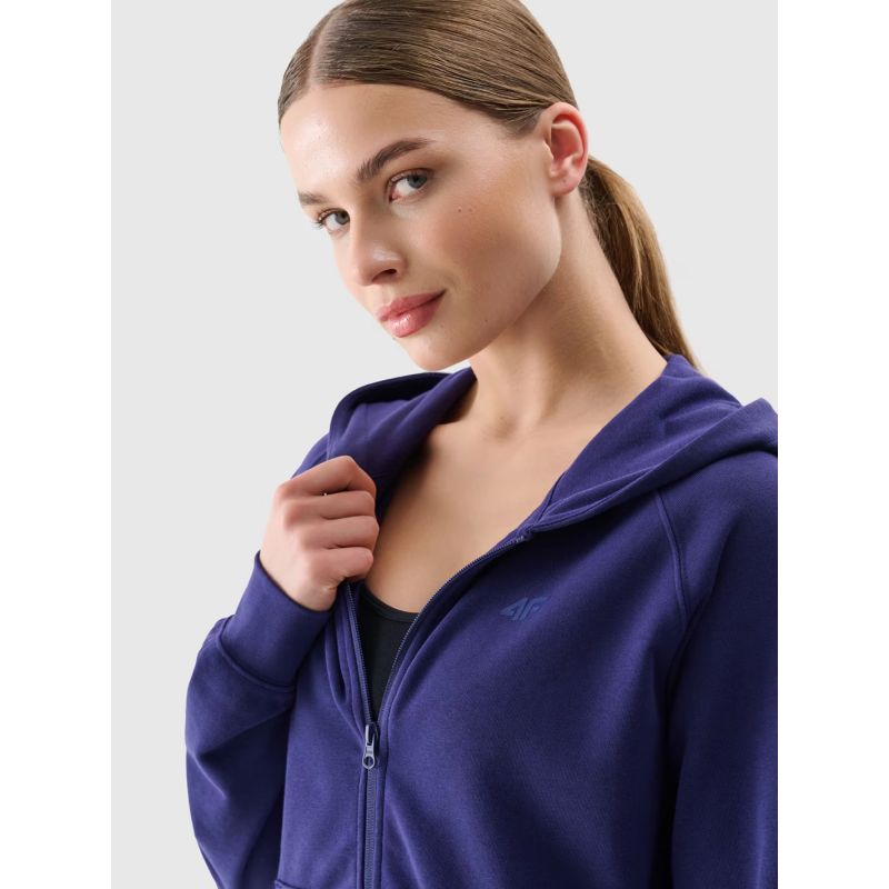 Women's zip-up hooded sweatshirt 4F 4FWMM00TSWSF1763-31S *Kategoria tymczasowa Your Sports Performance