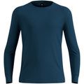 Men’s long-sleeve thermal shirt Odlo MERINO 200 BL TOP crew neck l/s, green
