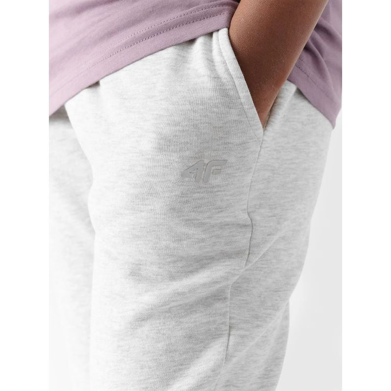 Girls' jogger sweatpants 4F Junior 4FJWMM00TTROF0828-27M *Kategoria tymczasowa Your Sports Performance