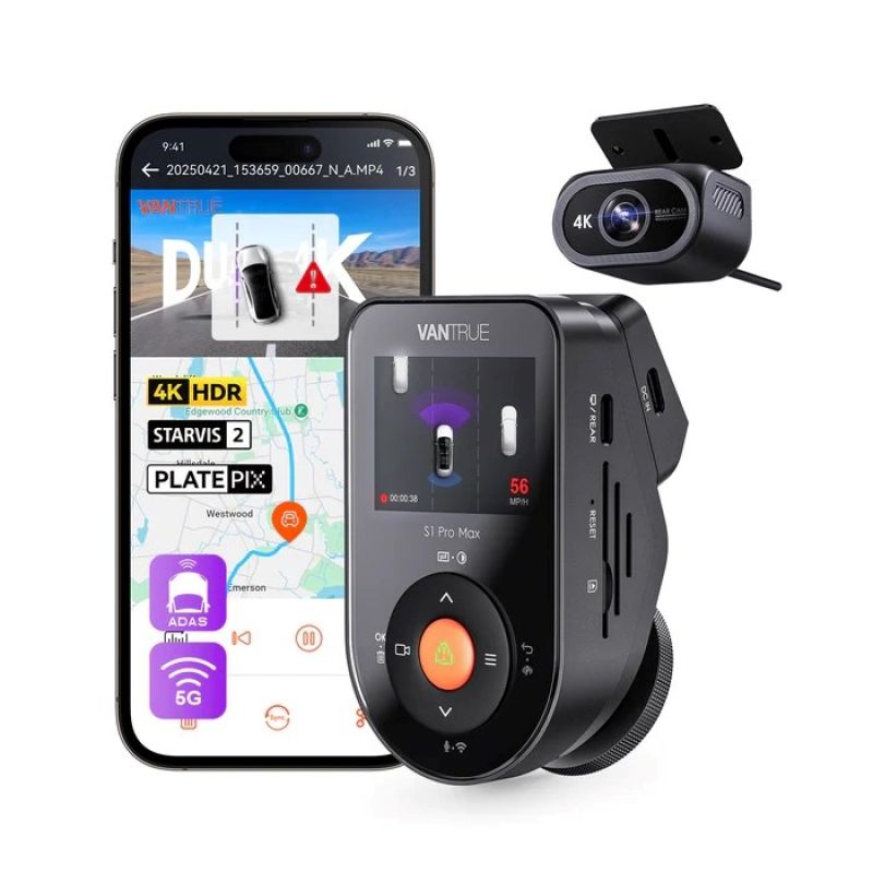 Vantrue S1PRO MAX video recorder Elektronika i akcesoria/Rejestratory jazdy Your Sports Performance