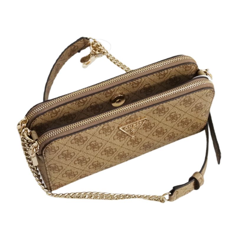 Guess Eco Erica Status Crossbody Bag Beige - HWESG951012-LTL Akcesoria i sprzęt koszykarski/Torby i plecaki Your Sports Performance