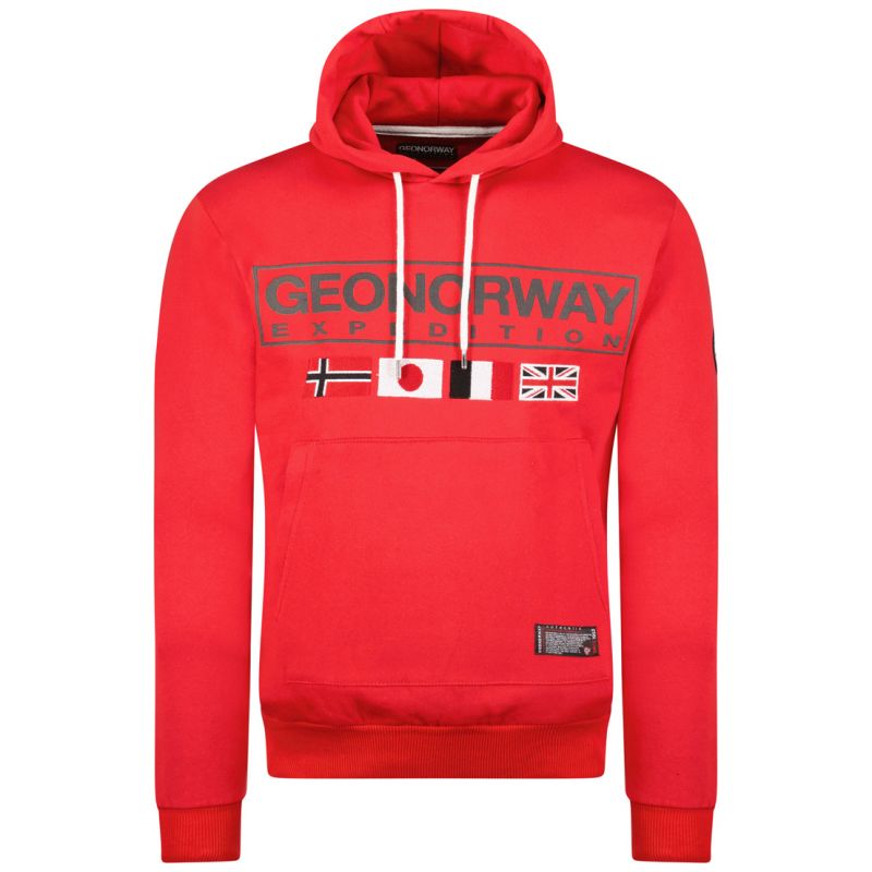 Geographical Norway Great DB 317 M sweatshirt WY8613H/GN-Red Clothing/Outdoor/Geographical Norway Your Sports Performance