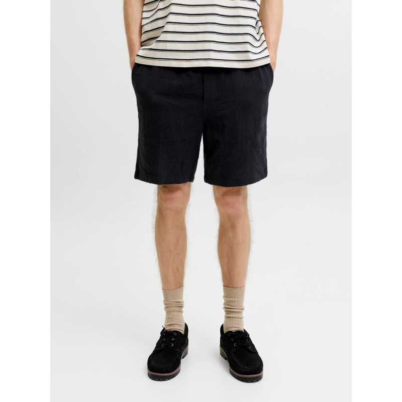 Jack&Jones men's shorts JPSTJAIDEN COBA STRIPE JOG SHORTS REG SN 12274413 BLACK Jack&Jones