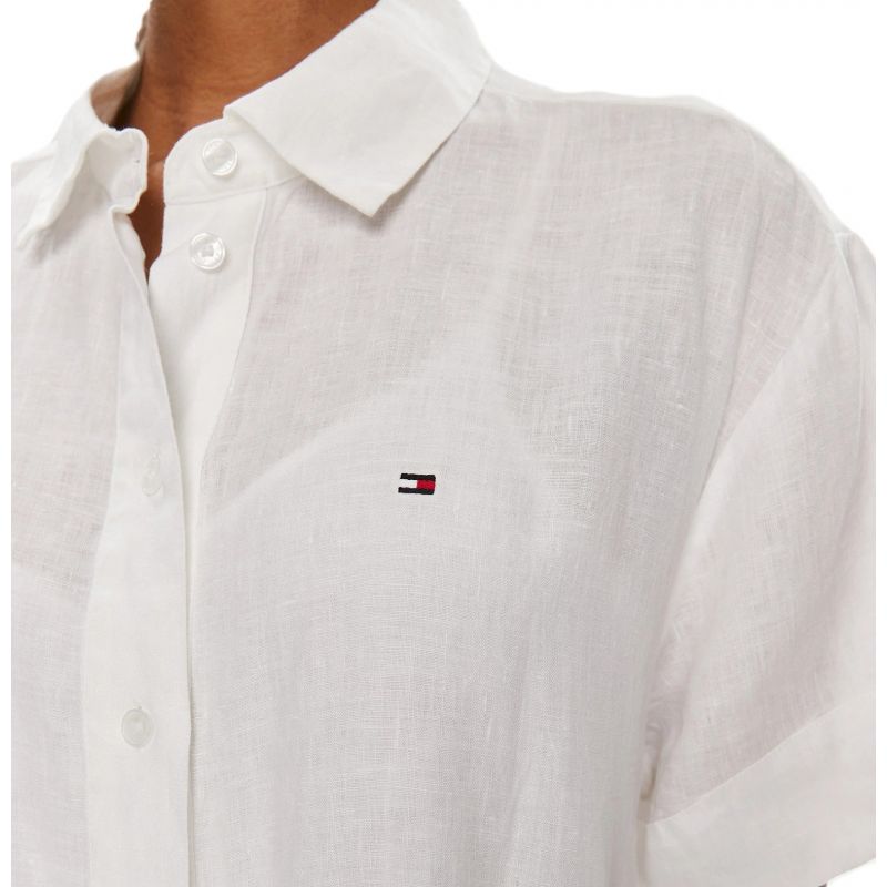 TOMMY HILFIGER LINEN MIDI DRESS In preparation Your Sports Performance