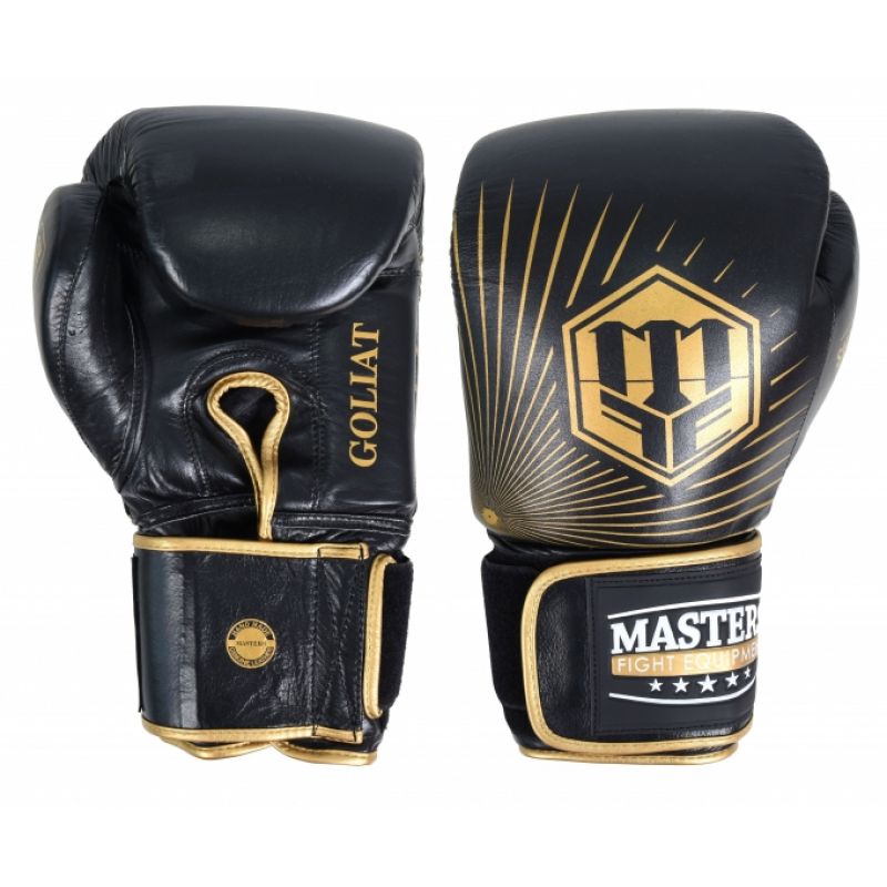 MASTERS GOLIAT Leather Boxing Gloves 16 oz - RBT-16G In preparation Your Sports Performance