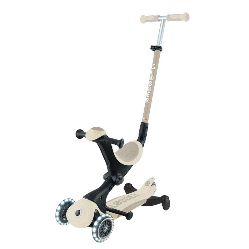 Scooter with ride-on seat GO•UP DELUXE LIGHTS ECOLOGIC 360 (697-566) Accessories/Skating/Hulajnogi/Traditional/For kids/Globber Your Sports Performance