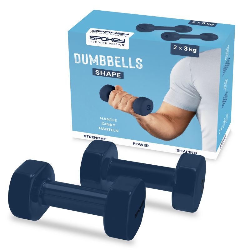 Spokey Shape dumbbells SPK-943103 2 x 3 kg Accessories/Training equipment Your Sports Performance