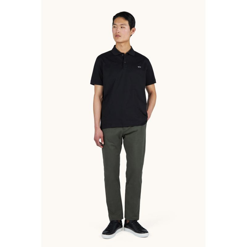 Paul&Shark men's cotton polo shirt black 99311001-11 – elegant and durable