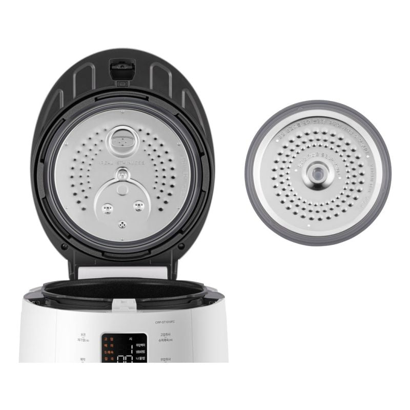 Cuckoo rice cooker + steamer 1.08l white CRP-ST0609F AGD - Produkty/Sztućce i przybory kuchenne Your Sports Performance