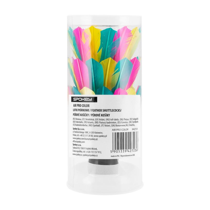 Spokey AIR PRO COLOR Badminton Shuttlecock Set In preparation Your Sports Performance
