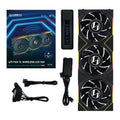 Lian Li UNI FAN TL Wireless LCD Lüfter fan, ARGB, PWM, 3er-Pack incl. Controller - Reverse Blade, 120mm, black Chłodzenie/Chłodzenie - wentylatory Your Sports Performance