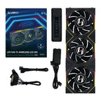 Lian Li UNI FAN TL Wireless LCD Lüfter fan, ARGB, PWM, 3er-Pack incl. Controller - Reverse Blade, 120mm, black Chłodzenie/Chłodzenie - wentylatory Your Sports Performance