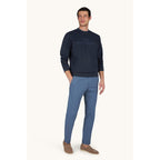 Paul&Shark men's cotton and lyocell sweatshirt, navy blue 26411803-50